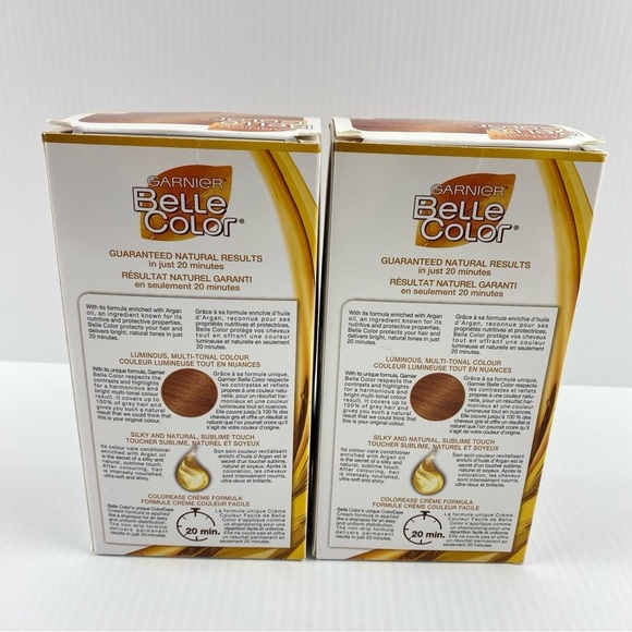 Garnier Belle Color 75 Light Auburn 2 Boxes NEW - Picture 5 of 6